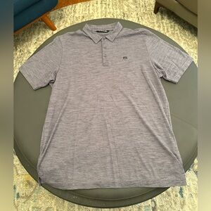 Travis Mathew Golf Polo Men’s XL Purple Heathered Color